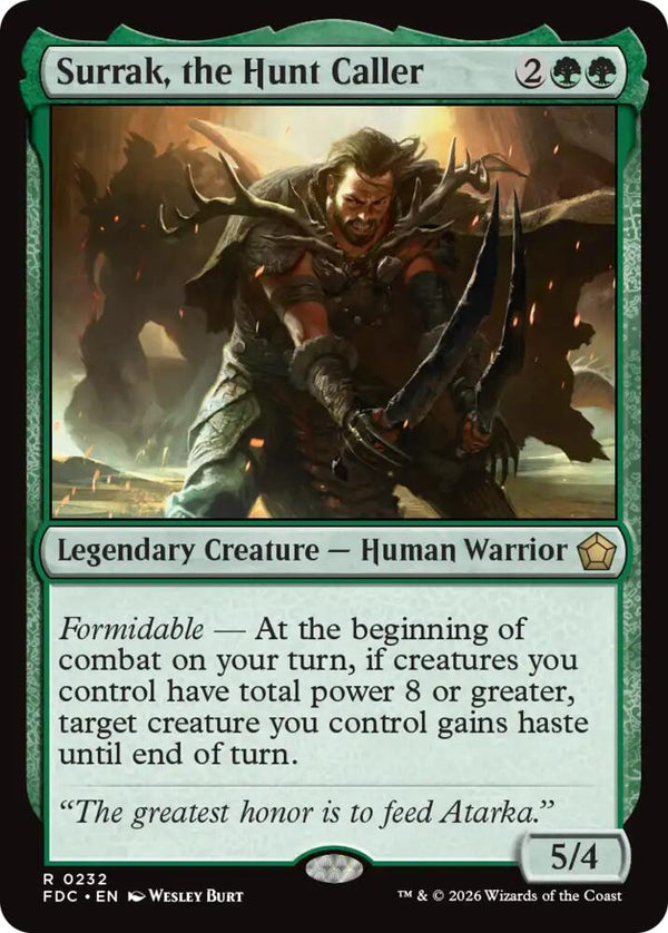 Surrak, the Hunt Caller (232) [Foundations Commander]