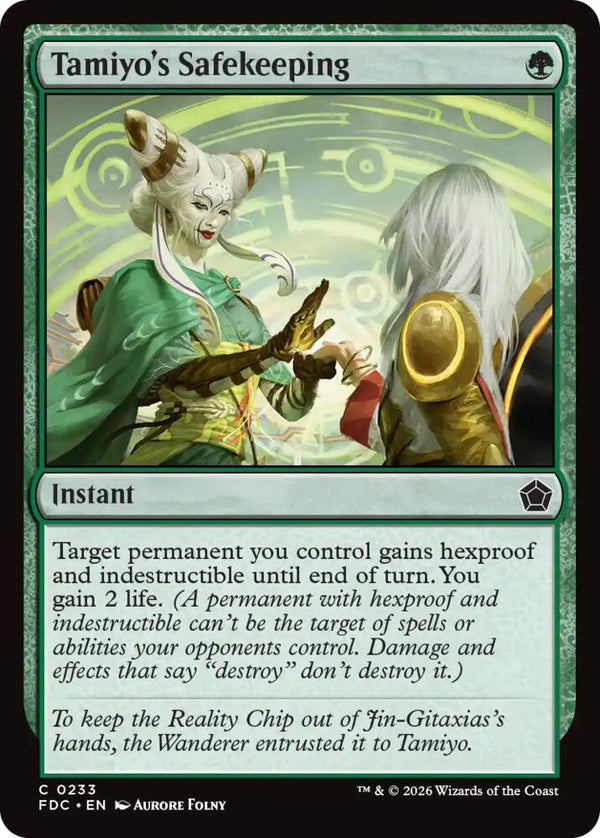 Tamiyo's Safekeeping (233) [Foundations Commander]