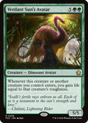 Verdant Sun's Avatar (239) [Foundations Commander]