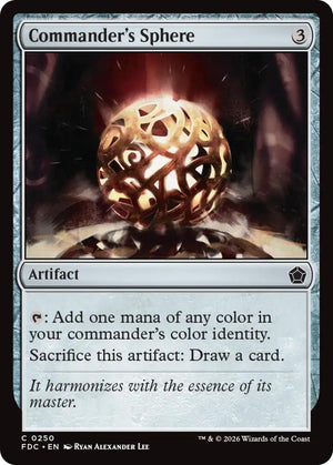 Commander's Sphere (250) [Foundations Commander]