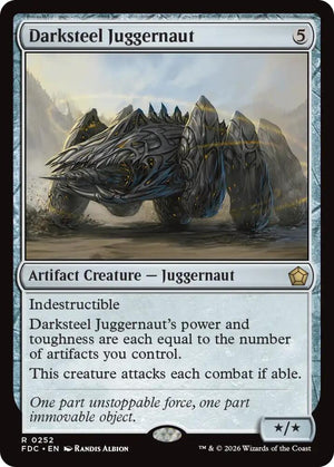 Darksteel Juggernaut (252) [Foundations Commander]