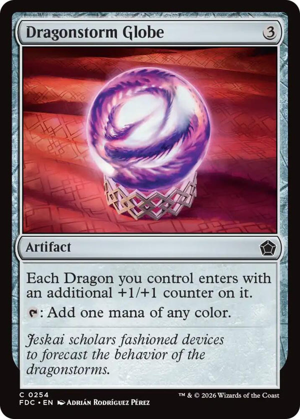 Dragonstorm Globe (254) [Foundations Commander]