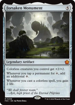 Forsaken Monument (258) [Foundations Commander]