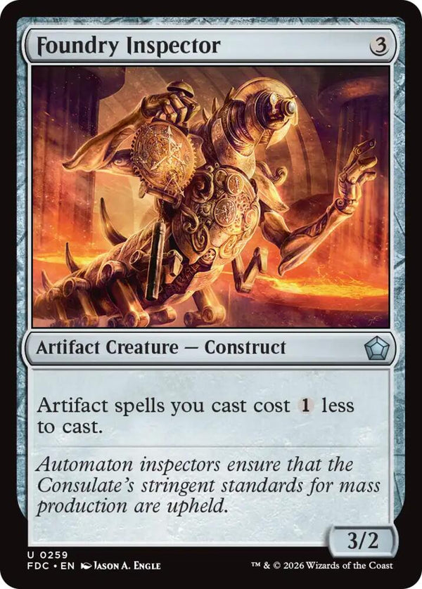 Foundry Inspector (259) [Foundations Commander]