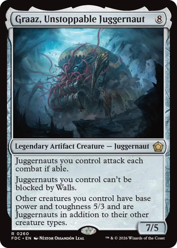 Graaz, Unstoppable Juggernaut (260) [Foundations Commander]