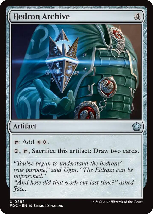 Hedron Archive (262) [Foundations Commander]