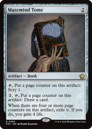 Mazemind Tome (268) [Foundations Commander]