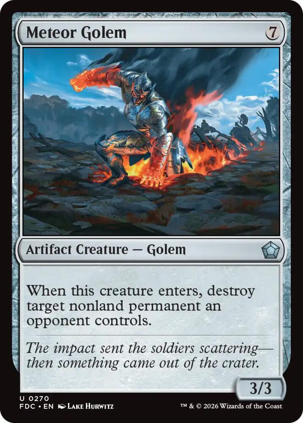Meteor Golem (270) [Foundations Commander]