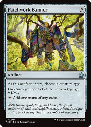 Patchwork Banner (279) [Foundations Commander]