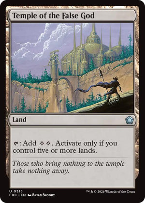Temple of the False God (315) [Foundations Commander]