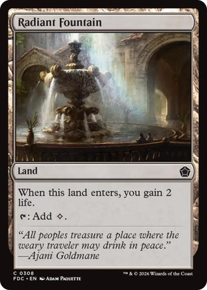 Radiant Fountain (308) [Foundations Commander]