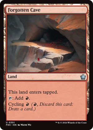 Forgotten Cave (301) [Foundations Commander]