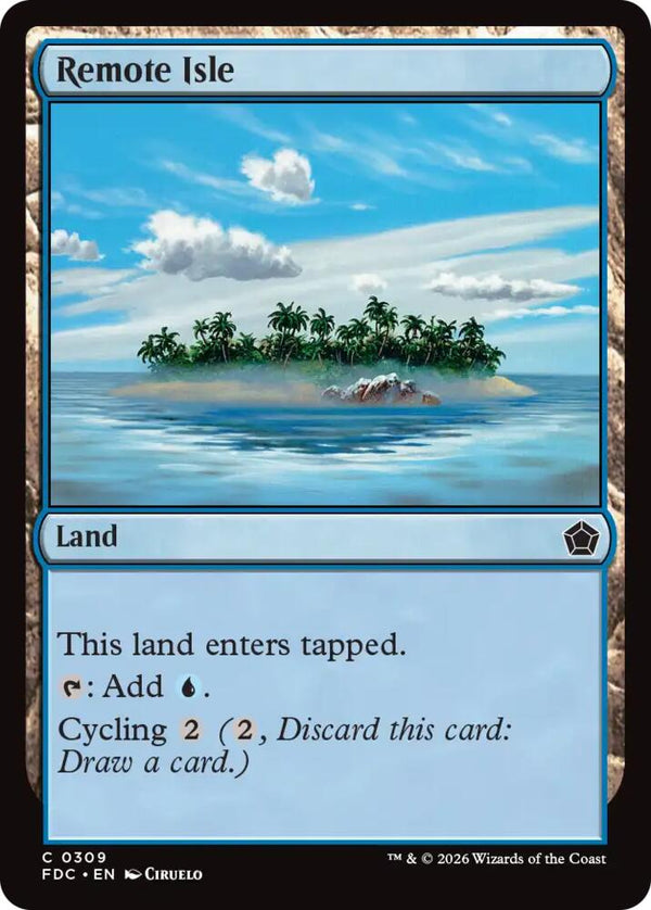 Remote Isle (309) [Foundations Commander]