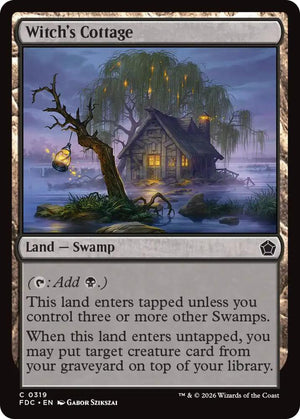 Witch's Cottage (319) [Foundations Commander]