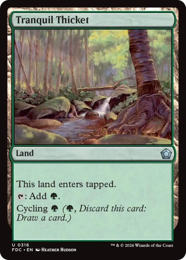 Tranquil Thicket (316) [Foundations Commander]