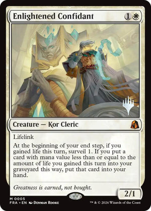Enlightened Confidant (5) [Reality Fracture Promos]