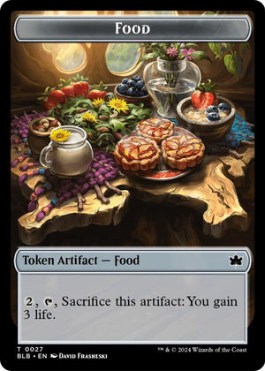 Food // Clue Token Double-Sided Token (27 // 14) [Secrets of Strixhaven]