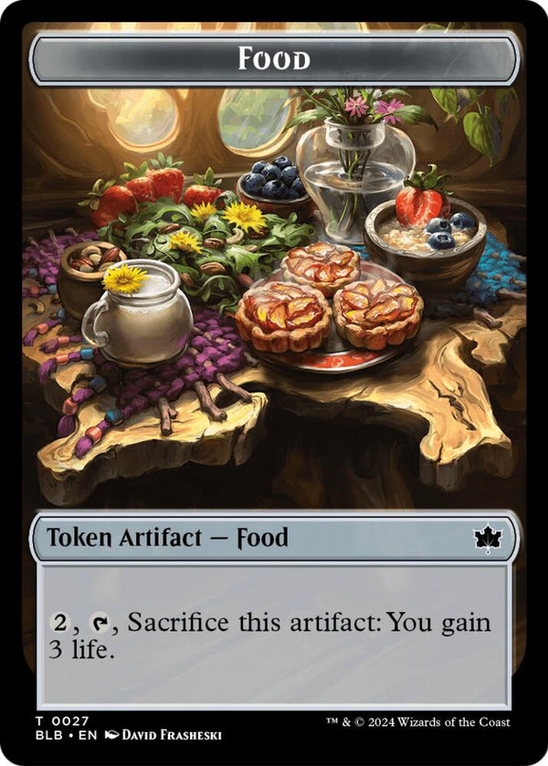 Food // Clue Token Double-Sided Token (27 // 14) [Secrets of Strixhaven]