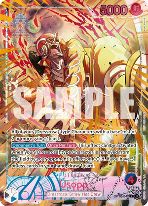 Usopp (Flame-Flame Fruit Coliseum) (OP10-042) [One Piece Promotion Cards]