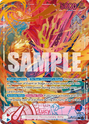 Lucy (Flame-Flame Fruit Coliseum) (OP15-002) [One Piece Promotion Cards]