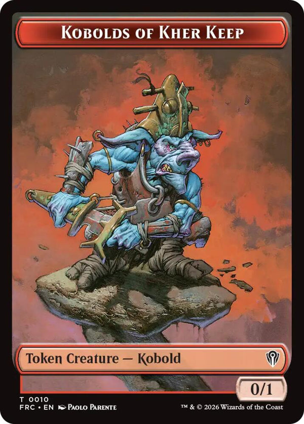 Kobolds of Kher Keep // Phyrexian Mite Double-Sided Token (10 // 16) [Reality Fracture Commander]