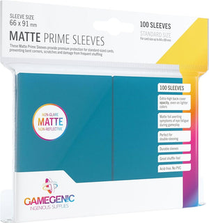 Gamegenic - Sleeves: Gamegenic Matte Prime Sleeves - Blue (100)