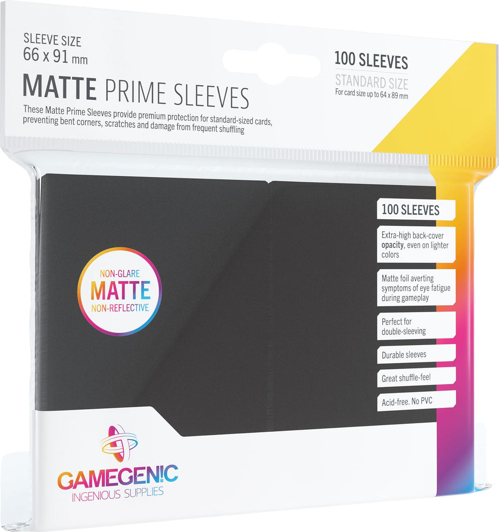 Gamegenic - Sleeves Matte Prime - Black