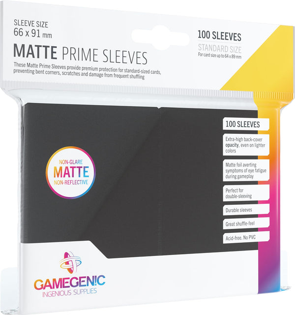 Gamegenic - Sleeves Matte Prime - Black
