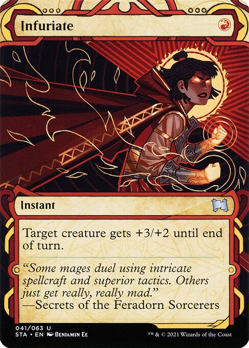 Infuriate (41) [Strixhaven Mystical Archive] [Showcase, Borderless]