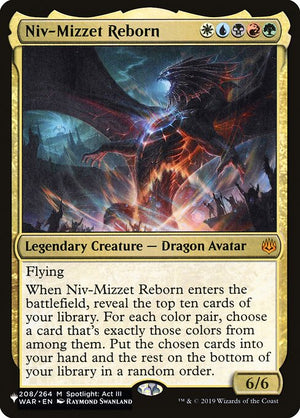Niv-Mizzet Reborn (WAR-208) [The List]