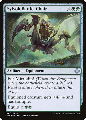 Sylvok Battle-Chair (184) [Phyrexia: All Will Be One]