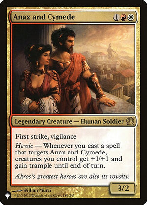 Anax and Cymede (THS-186) [The List]