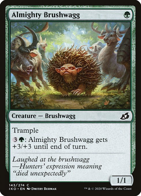 Almighty Brushwagg (143) [Ikoria: Lair of Behemoths]