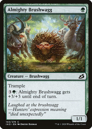 Almighty Brushwagg (143) [Ikoria: Lair of Behemoths]