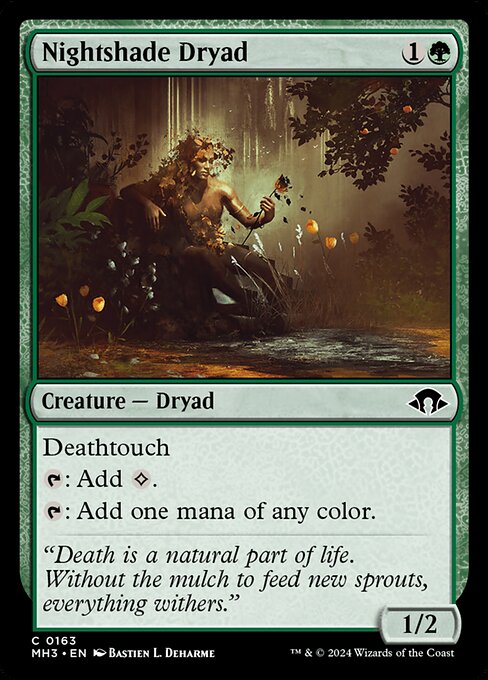 Nightshade Dryad (163) [Modern Horizons 3]