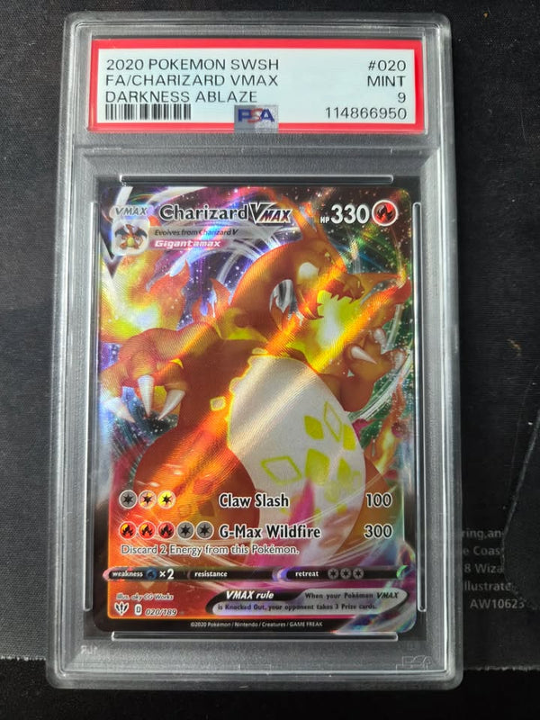 Charizard Vmax PSA9