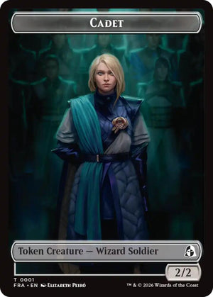 Cadet // Jace Double-Sided Token (1 // 5) [Reality Fracture]