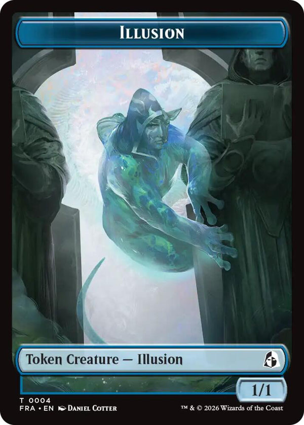 Illusion // Jace Double-Sided Token (4 // 5) [Reality Fracture]