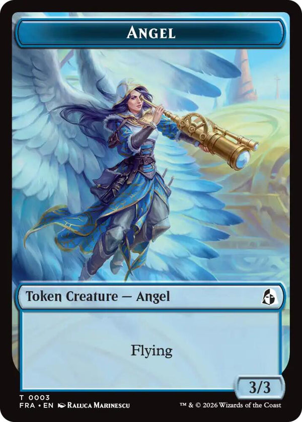 Angel (0003) // Treasure Double-Sided Token (3 // 15) [Reality Fracture]