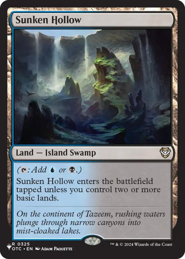 Sunken Hollow (325) [The List]