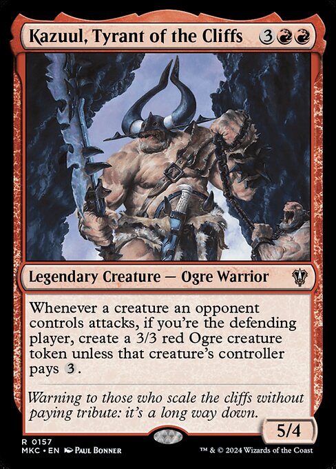 Kazuul, Tyrant of the Cliffs (157) [Murders at Karlov Manor Commander]
