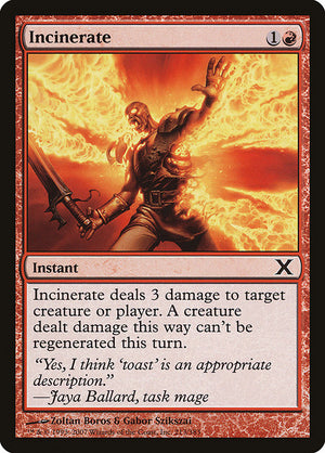Incinerate (213) [Tenth Edition]