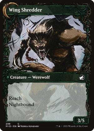 Bird Admirer // Wing Shredder (298) [Innistrad: Midnight Hunt] [Showcase] Reverse