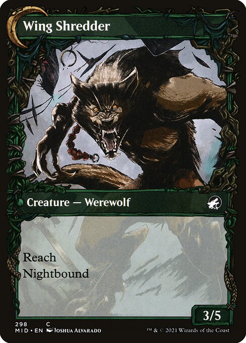 Bird Admirer // Wing Shredder (298) [Innistrad: Midnight Hunt] [Showcase]