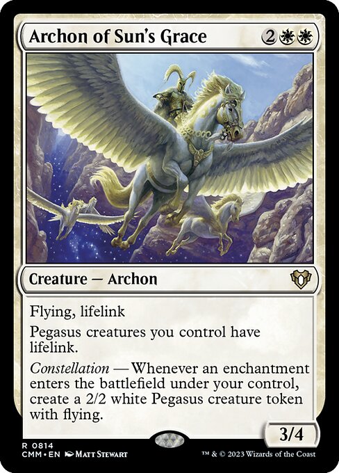 Archon of Sun's Grace (814) [Commander Masters]