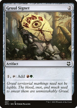 Gruul Signet (207) [Forgotten Realms Commander]