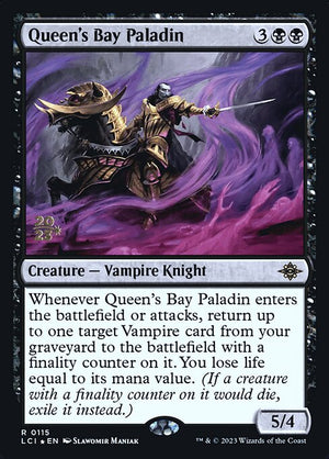 Queen's Bay Paladin (115s) [The Lost Caverns of Ixalan Promos]