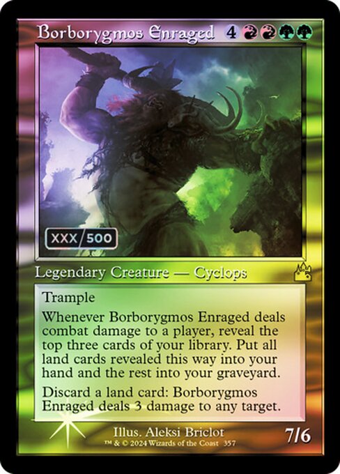 Borborygmos Enraged (357z) [Ravnica Remastered]