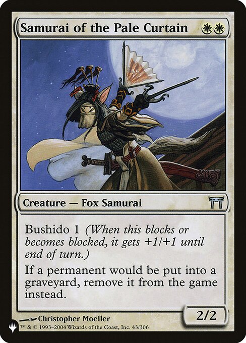Samurai of the Pale Curtain (CHK-43) [The List]