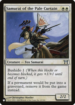 Samurai of the Pale Curtain (CHK-43) [The List]